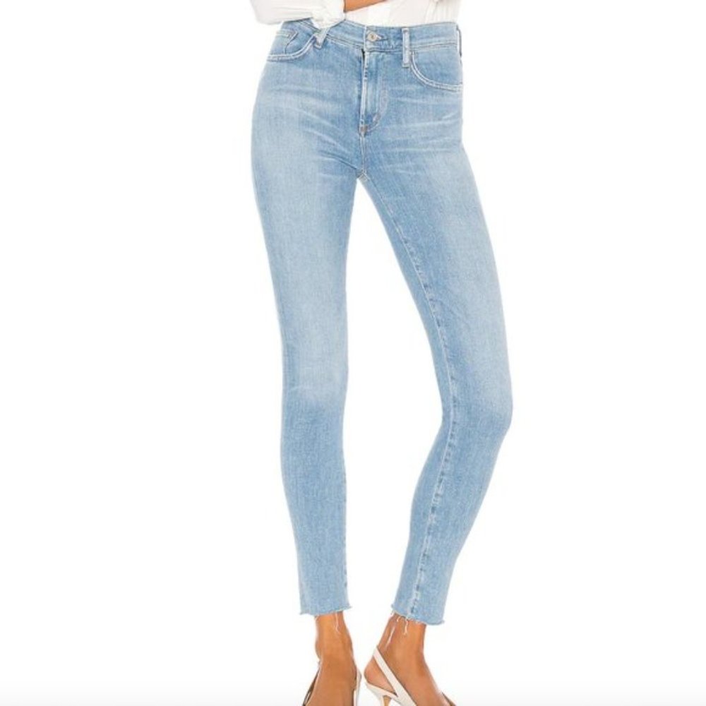 AGOLDE Sophie Ankle Skinny Jean in Facet